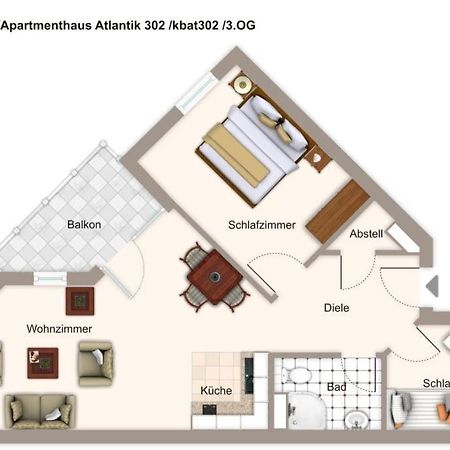 Apartmenthaus Atlantik Apartmenthaus Atlantik 302 Ostseebad Kühlungsborn Екстериор снимка
